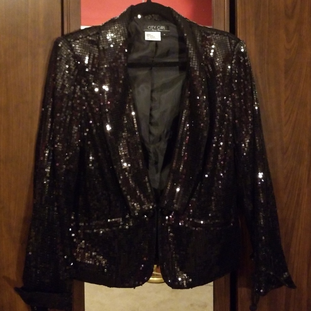 Sequin Blazer